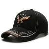 Men's and women's couple cotton and polyester baseball caps, new summer and spring sports sun protection baseball caps, embroidered eagle sun caps Item Picture